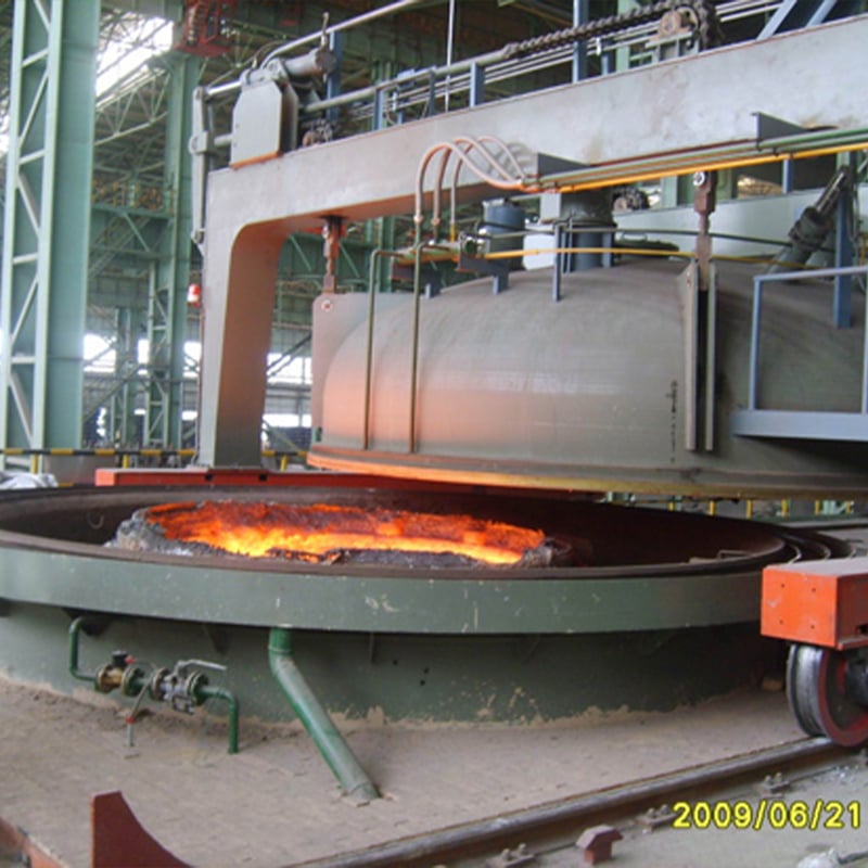 VOD furnace steelmaking